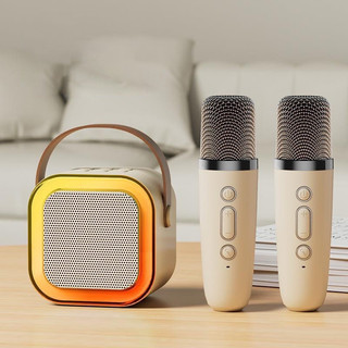 Loa Bluetooth Karaoke Mini K12 Kèm Micro,Bộ Hát Karaok Mini