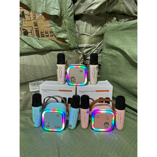 Loa Bluetooth Karaoke Mini K12 Kèm Micro,Bộ Hát Karaok Mini