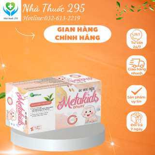 Gạc rơ lưỡi Metakids Bobby, Gạc răng miệng nướu lưỡi chiết xuất lá hẹ vệ sinh răng miệng cho bé