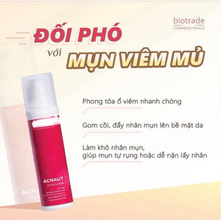 [Mã COSBAUH3 giảm 8% đơn 300K] Lotion giảm mụn Acnaut Active Lotion Biotrade