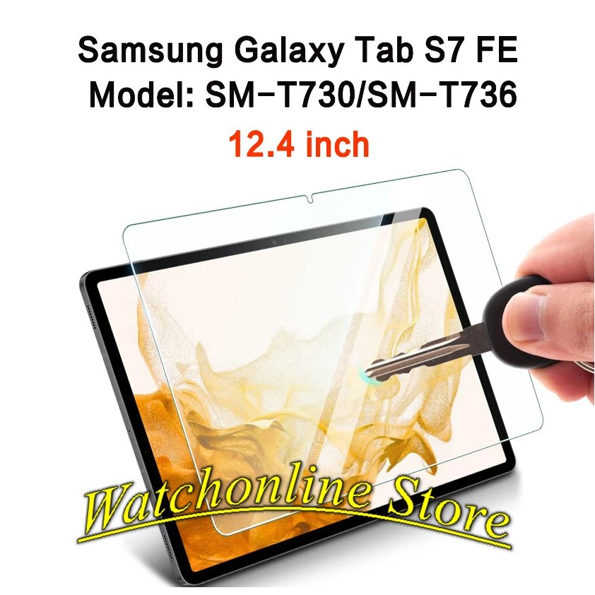 Cường lực bảo vệ màn cho Samsung Tab S7FE S7+ S7 FE S7 Plus 12.4" S9+ S9FE+ S8+