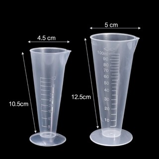 Ly đong nhựa/ cốc đong nhựa 50ml, 100ml