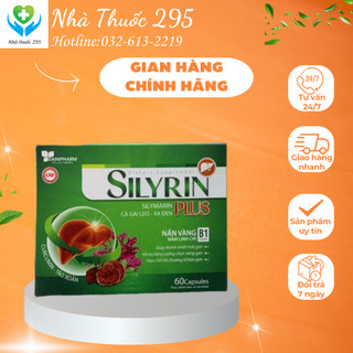 Viên uống Silyrin Plus DANIPHARM giúp giải độc gan bảo vệ tế bào gan dùng cho người men gan cao, gan nhiễm mỡ