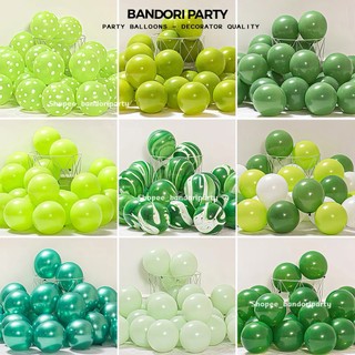  Set 30 Bong Bóng Cao Su Tone Xanh Lá Phối Màu Noel Giáng Sinh Christmas Xmas Trang Trí Sinh Nhật Sự Kiện Bandori 