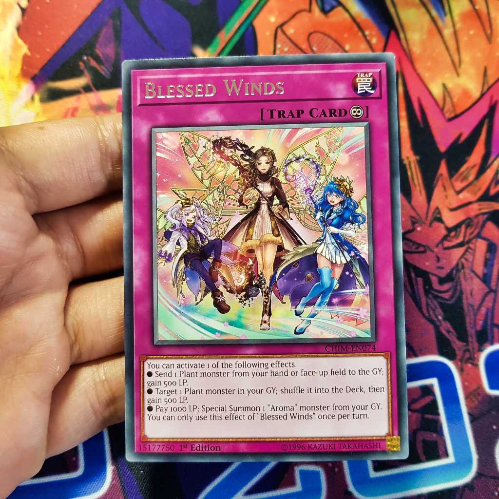 Thẻ bài Yugioh chính hãng | Blessed Winds | CHIM rare.