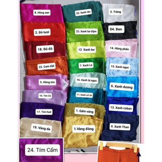 {Sẵn} Quần áo dài chất lụa phi / lụa sating (số 21->24) có size đại 100kg