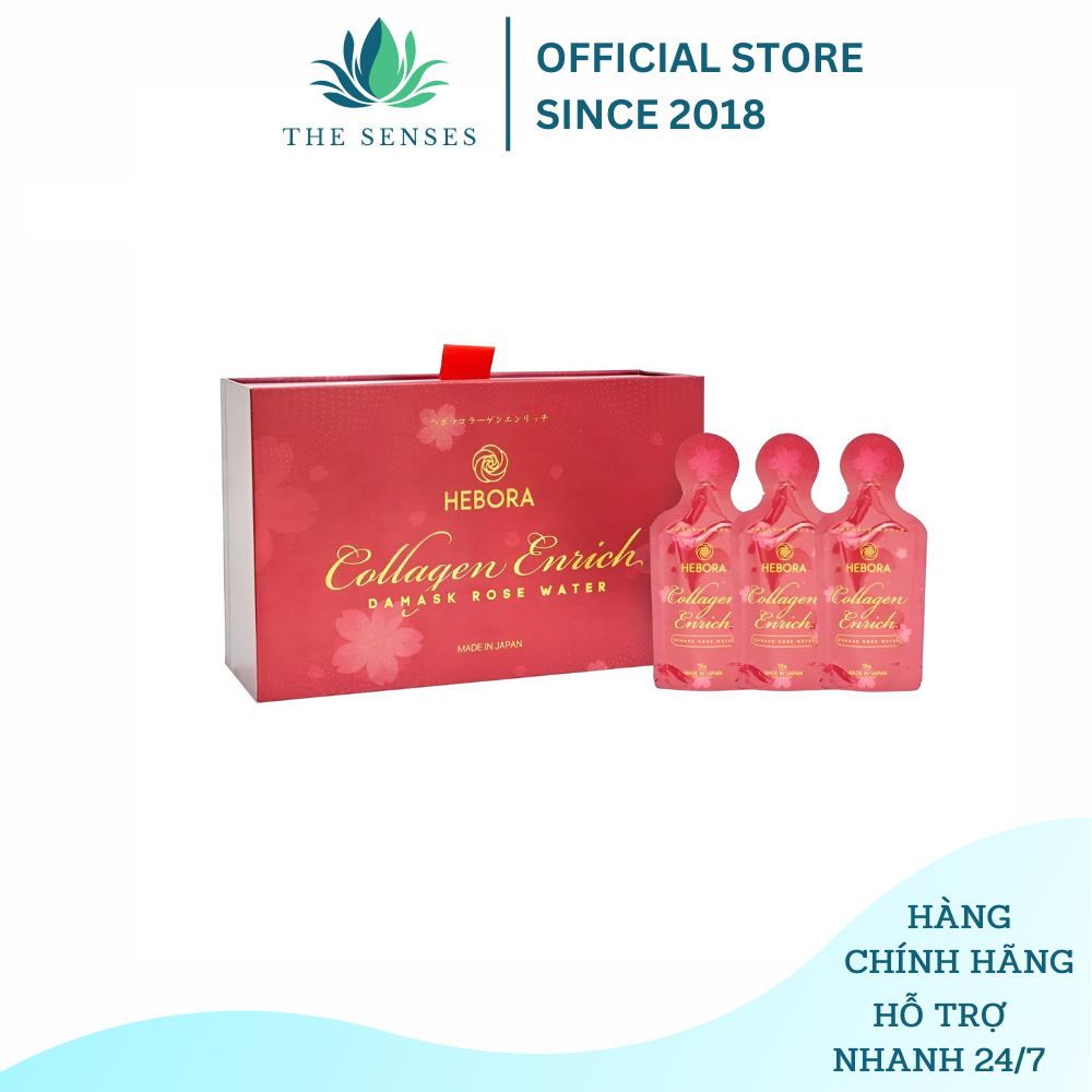Nước uống Collagen Hebora Nhật Bản Hộp 28 gói - The Senses