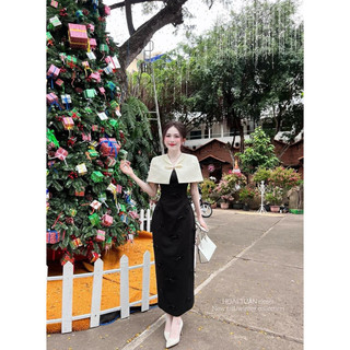 Đầm 2s kèm khoác choang