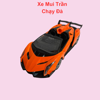 Đồ chơi xe mui trần chạy đà màu cam di chuyển mượt mà siêu to khổng lồ