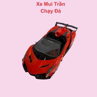 Đồ chơi xe mui trần chạy đà 27cm màu đỏ cực sang trọng đẹp mắt