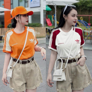 ÁO PHÔNG NỮ PHỐI SỌC VAI