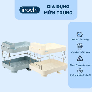 Kệ chén bát 2 tầng cao cấp Inochi (tiêu chuẩn Nhật Bản) chắc chắn, dày dặn