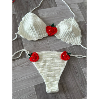Rose Bikini Len (Crochet Handmade)