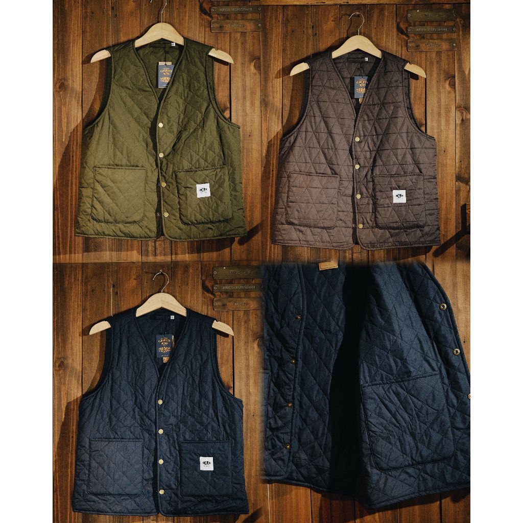 Áo Gile Phao chần bông - 3 Màu | Olderister - Workwear Style