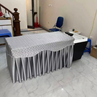 Ga/drap lụa chần giường gội, giường 2in1