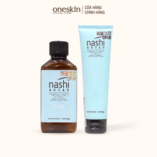 Dầu gội xả chống rụng tóc Nashi Argan Essential Energy 200ML + 150ML