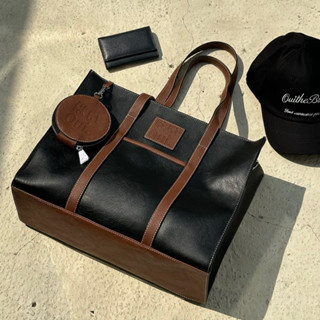 [ Tặng Ví Da Tròn Treo Túi ] Minato Leather Bag - Túi Da Thiết Kế Cao Cấp/ Túi Tote Da Laptop - OUI THEBRAND