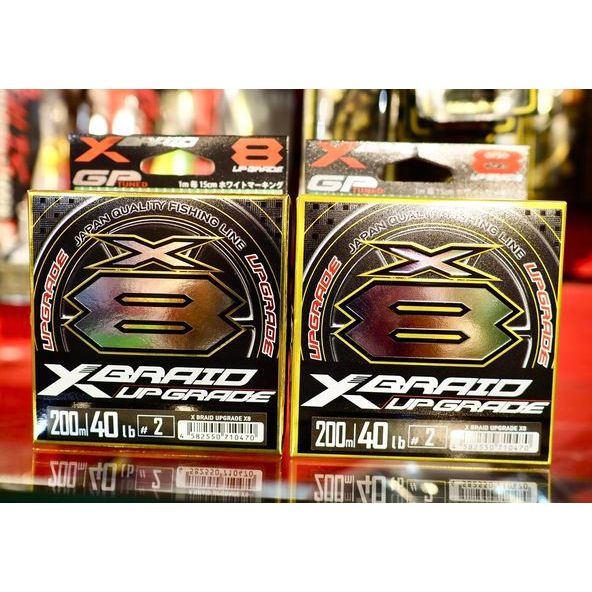 DÂY CÂU CÁ YGK Braid X8 200m,XBRAID UPGRADE X8 - Dây Câu Cá Bện 8 sợi công nghệ nhật bản Đi Câu Fish