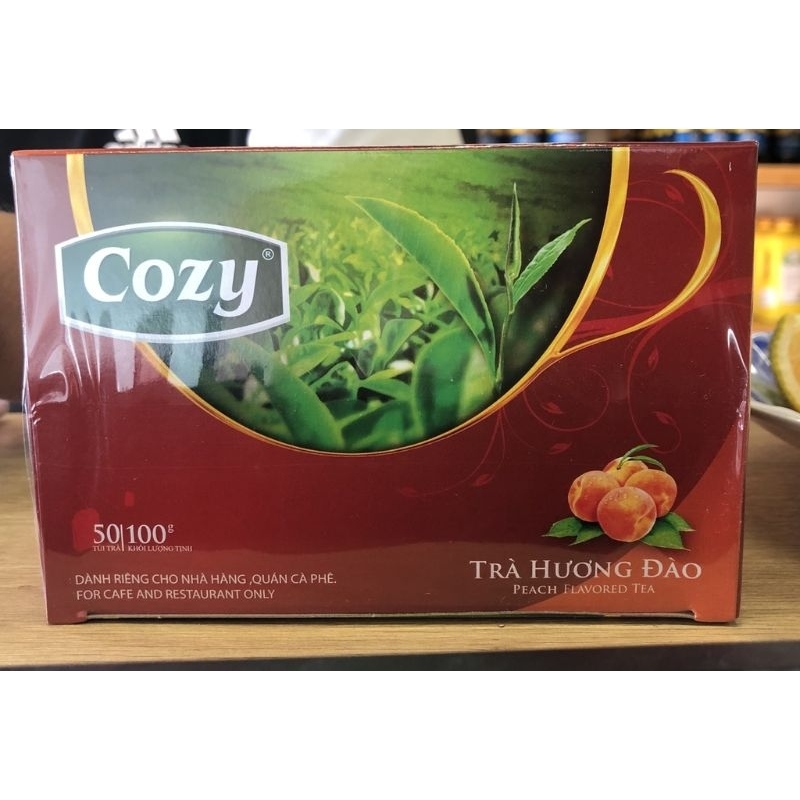 Trà Đào Cozy Túi Lọc 50 Gói