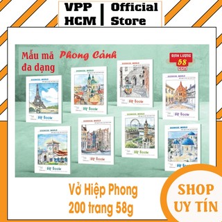 Lốc 5 quyển Tập vở học sinh 200 trang Hiệp Phong 4 ô ly định lượng 58g