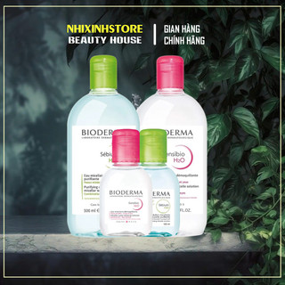 Nước Tẩy Trang Bioderma Cho Da Nhờn Mụn,Da Khô (500ml,100ml)