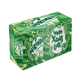 Thùng 24 lon nước ngọt có gas mirinda cam