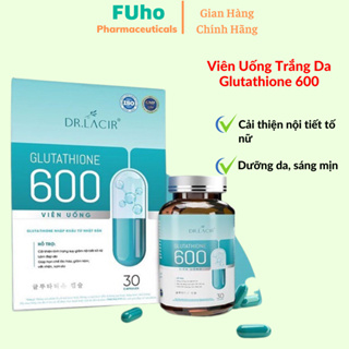 Viên uống trắng da Glutathione 600, Trắng da, giảm nám tàn nhang