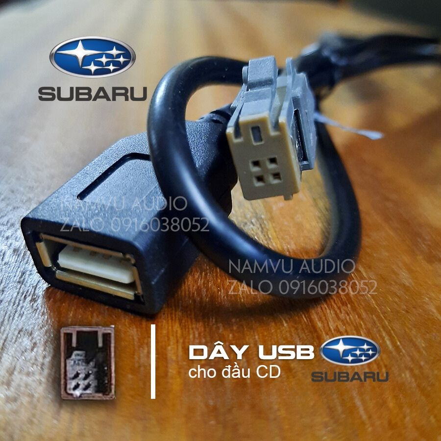 Dây cáp kết nối USB nghe nhạc cho đầu CD ô tô Subaru
