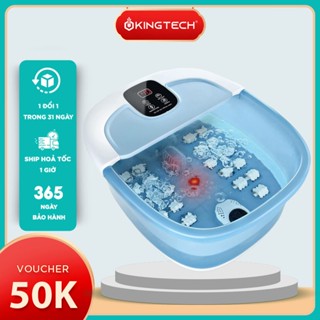 Bồn Ngâm Chân Massage Cao Cấp KINGTECH BM-400, 22 Con Lăn Kết Hợp Ngâm Nước Nóng, Đèn Hồng Ngoại, Sục Khí Thư Giãn
