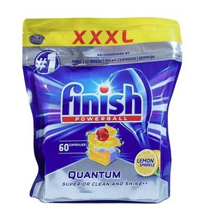 Viên rửa bát Finish Quantum gói 60 viên + Tặng viên RB Finish
