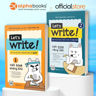 Sách - combo let's write 1+2: viết đoạn không khó + viết đoạn nâng cao