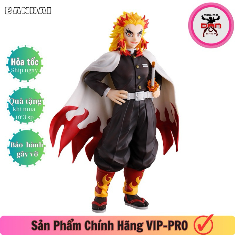 Mô hình Kimetsu no Yaiba cao cấp - Viêm trụ Rengoku cực ngầu ichiban kuji chính hãng bandai