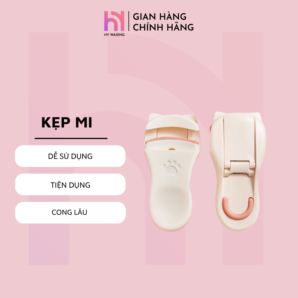 Dụng Cụ Bấm Cong Lông Mi HY WAXING Cong Lâu Cao Cấp Tiện Dụng CI-064