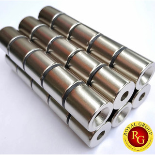 ( TGNC) 2 viên Nam châm 20x10 có lỗ Vát