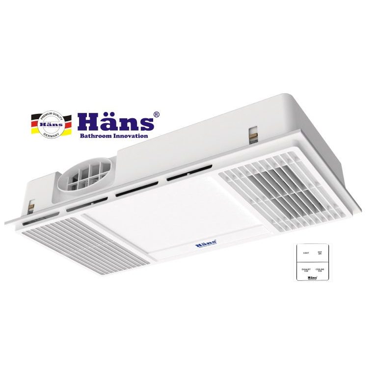 Quạt sưởi Âm Trần Đa Năng Hans – HA2 (4 trong 1)