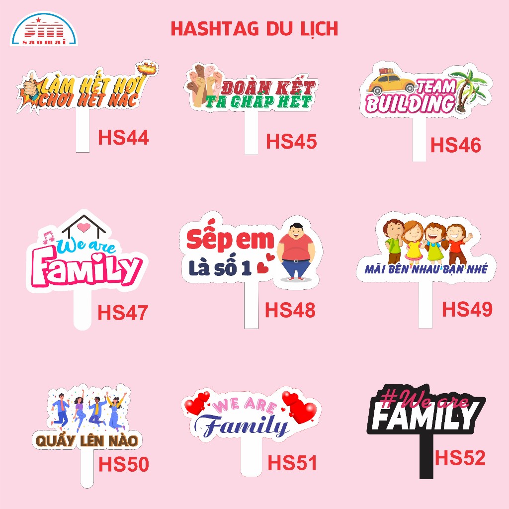 Hashtag cầm tay du lịch