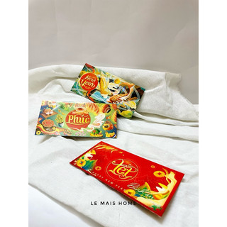 Bao lì xì Tết 2024 Giáp Thìn Set 6c 12c