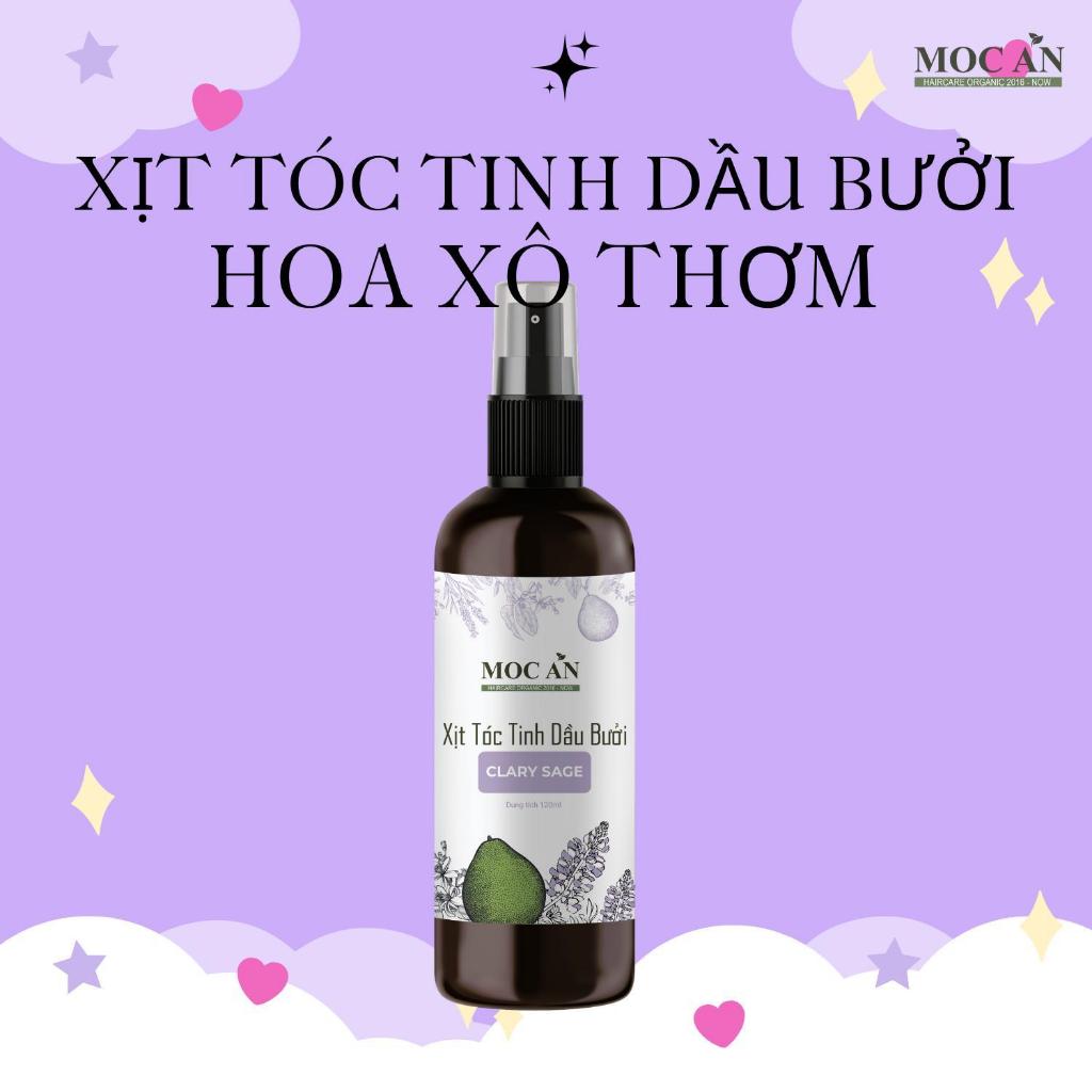 Combo 3 Chai Xịt Tinh Dầu Xô Thơm 120ml Dưỡng Tóc Mộc Ân Haircare