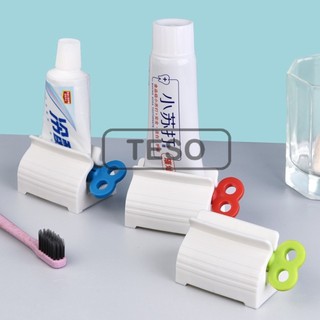 Dụng cụ nặn ép tuýp kem đánh răng, sữa rửa mặt - cuộn kẹp lấy kem đánh răng - tesovn