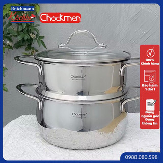 Nồi xửng 2 tầng chockmen ckm50/590 inox304 size 20/16cm