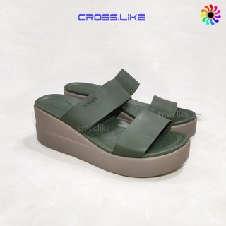 Dép lê nữ Brooklyn, dép lê cross quai ngang, dép cao gót, siêu êm, các màu