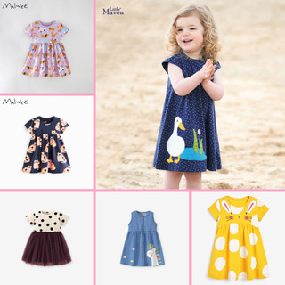 BST Váy hè cotton hoạ tiết xinh xắn đáng yêu cho bé gái - TOPZKIDS