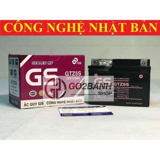 Bình GS GTZ5S Airblade110, Vision 2011, Future125, Wave alpha 2006, Wave Rs, Exciter, Sirius Fi (12V-3.5Ah)