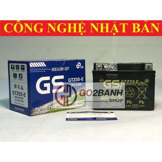 Bình GS GTZ5S-E Airblade110, Vision 2011, Future125, Wave alpha 2006, Wave Rs, Exciter, Sirius Fi (12V-3.5Ah)