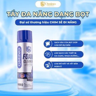 Bình Xịt Bọt Đa Năng Vệ Sinh Nội Thất 650ml - làm sạch Ghế Da Ô Tô- Chính Hãng Omino Vietnam (mã 002)