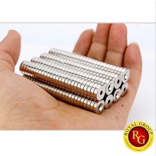 Nam châm viên đất hiếm 15x5 lỗ 4mm