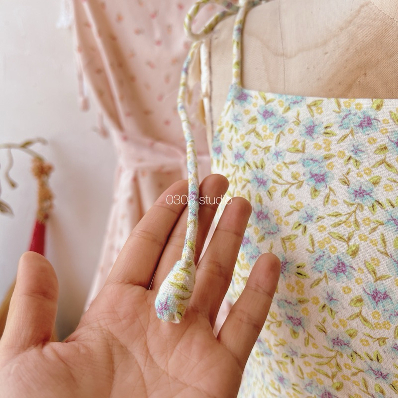 | 0303 studio | Đầm linen 2 dây dáng A - dòng Lan Chi