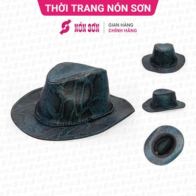 Mũ vành da thời trang NÓN SƠN chính hãng MH172DA-XH1