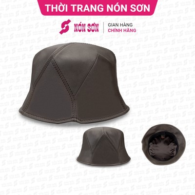 Mũ vành da cao cấp Nón Sơn chính hãng MH194ADA-XR1