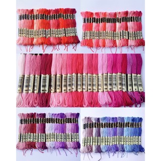 Set chỉ thêu Airo theo tông màu / Set chỉ Airo tập thêu mã màu DMC